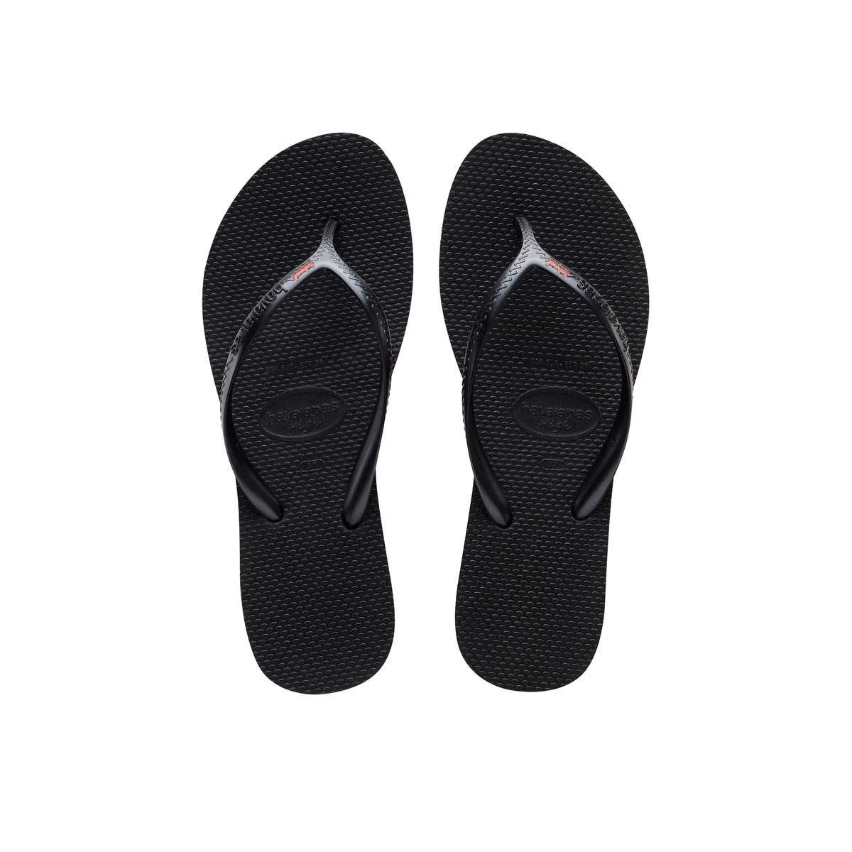 black flip flops with heel