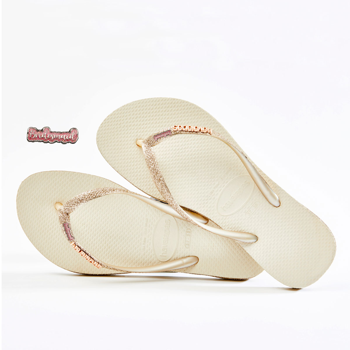 havaianas pink glitter