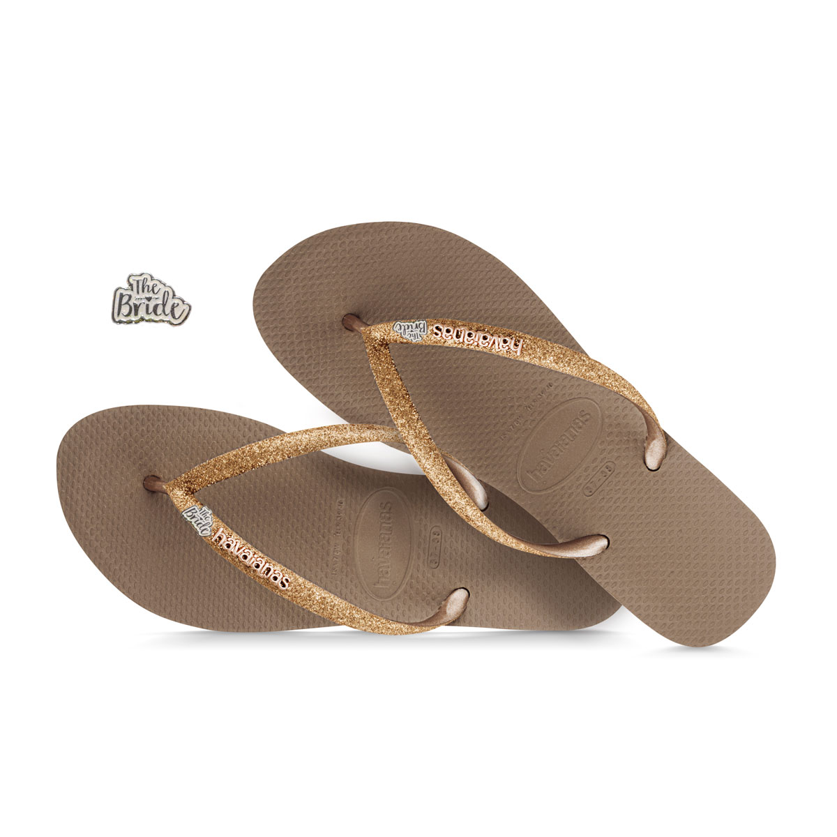 white glitter havaianas