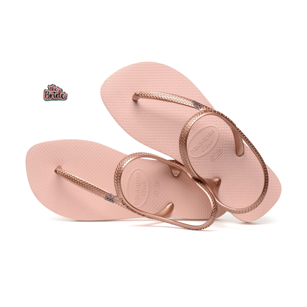 havaianas pink rose