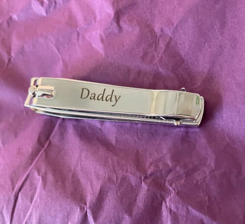 Personalised nail clippers