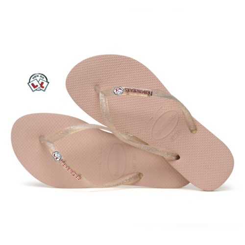 Hen Do Charm Havaianas Slim Rose Metallic